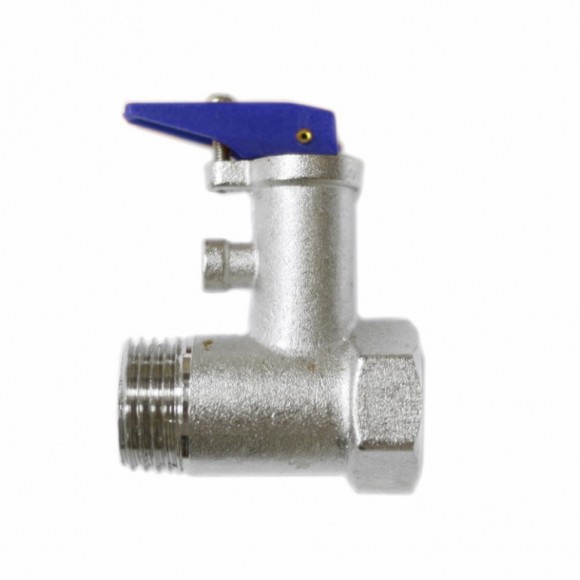 НАБОР 2 шт Клапан предохранительный для холодной воды 1/2" до 8 бар (0,8 МПа), Ariston, KM100508